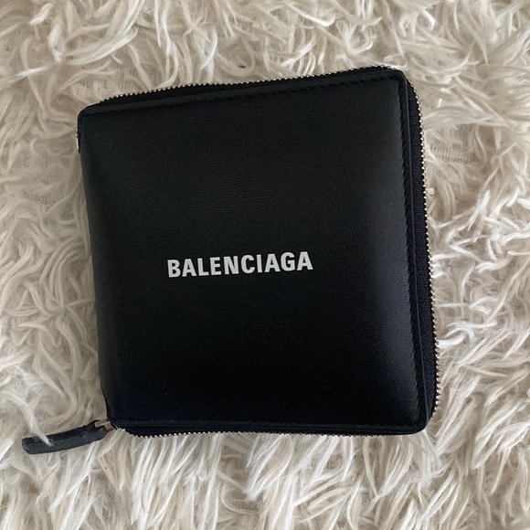 Black Balenciaga Leather Wallet - Picture 1 of 5